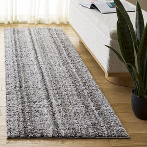 Safavieh Everett Plush Shag Round Rug In Soft Grey Beige — Power‑Loomed Durability, Cozy 1" Pile Comfort 6'-7" x 6'-7" EVR802F-7R