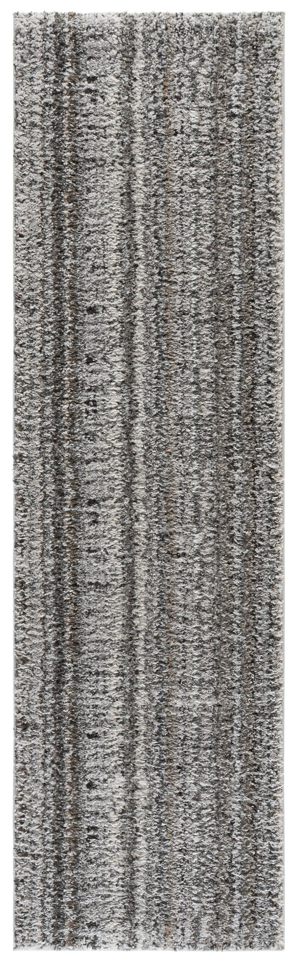 Safavieh Everett Plush Shag Round Rug In Soft Grey Beige — Power‑Loomed Durability, Cozy 1" Pile Comfort 6'-7" x 6'-7" EVR802F-7R