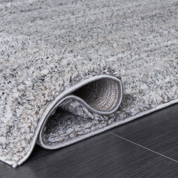 Safavieh Everett Shag Area Rug - Modern Turkish Design For Elegant Living Spaces, Soft And Durable Comfort Grey ,Beige Polypropylene & Polyester Evr802f-7