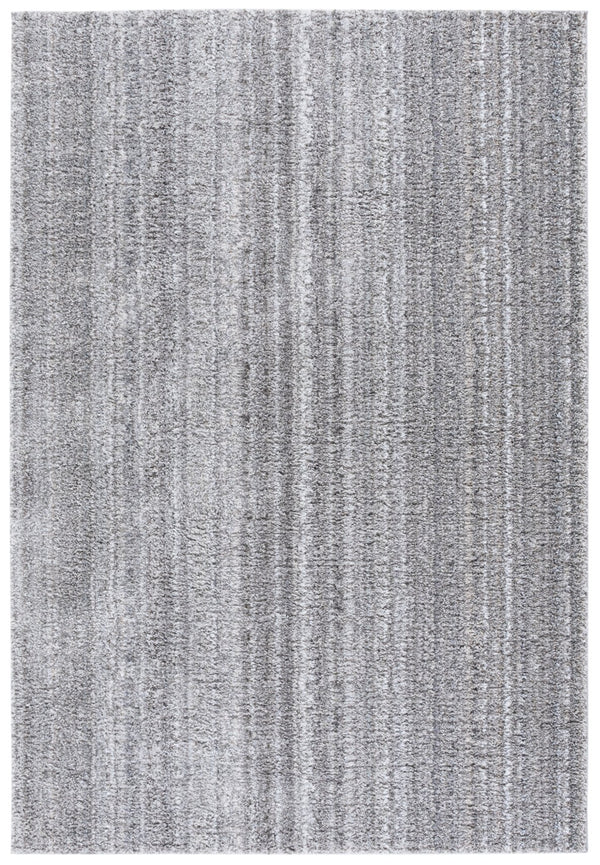 Safavieh Everett Plush Shag Round Rug In Soft Grey Beige — Power‑Loomed Durability, Cozy 1" Pile Comfort 6'-7" x 6'-7" EVR802F-7R