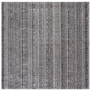 Safavieh Everett Plush Shag Round Rug In Soft Grey Beige — Power‑Loomed Durability, Cozy 1" Pile Comfort 6'-7" x 6'-7" EVR802F-7R
