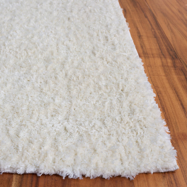 Safavieh Everett Plush Ivory Shag Rug For Living Room — Luxe 1" Pile, Durable Power-Loomed Turkish Construction, Easy Care 4'-0" x 6'-0" EVR804A-4