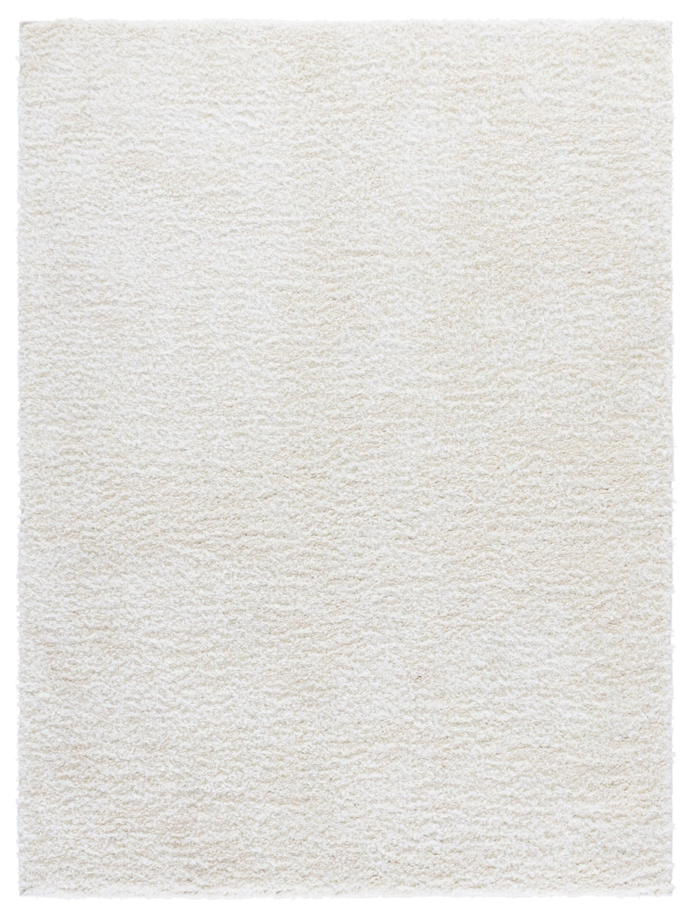 Safavieh Everett Plush Shag Ivory Area Rug — 1" Pile, Power-Loomed Turkey Durability, Soft Stain-Resistant Comfort 6'-7" x 6'-7" EVR804A-7SQ
