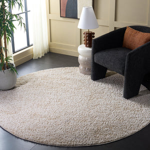 Safavieh Everett Plush Ivory Shag Rug For Living Room — Luxe 1" Pile, Durable Power-Loomed Turkish Construction, Easy Care 4'-0" x 6'-0" EVR804A-4