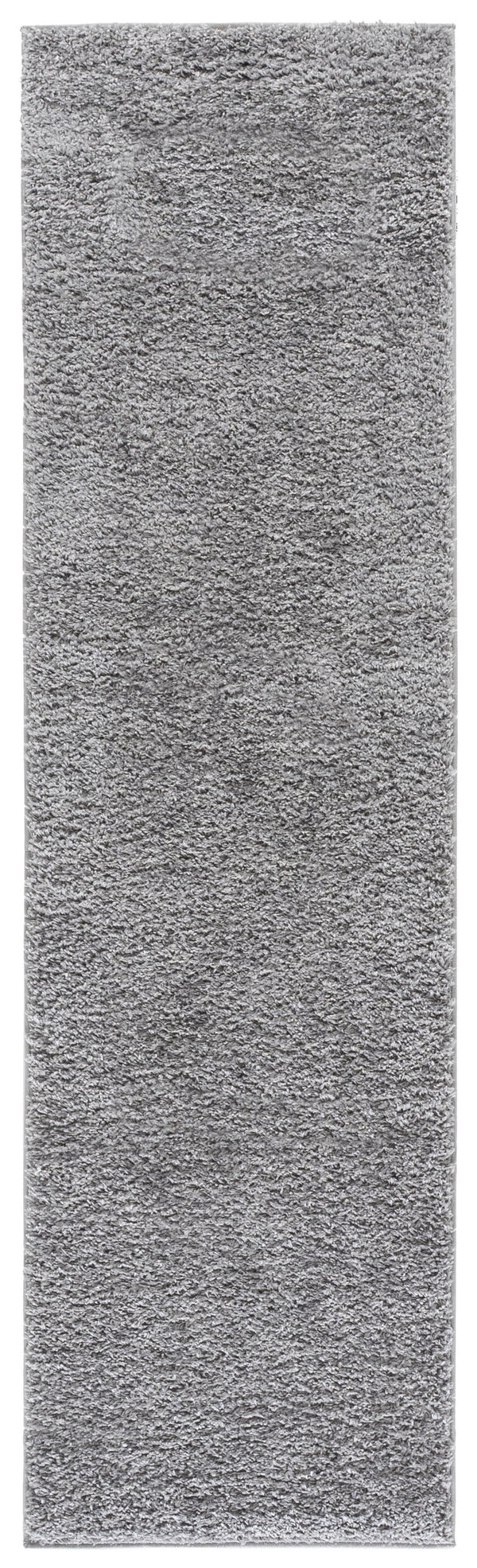 Safavieh Everett Plush Round Shag Rug In Neutral Grey — 1" Pile, Power-Loomed Turkey, Soft Cozy Centerpiece 6'-7" x 6'-7" EVR804F-7R