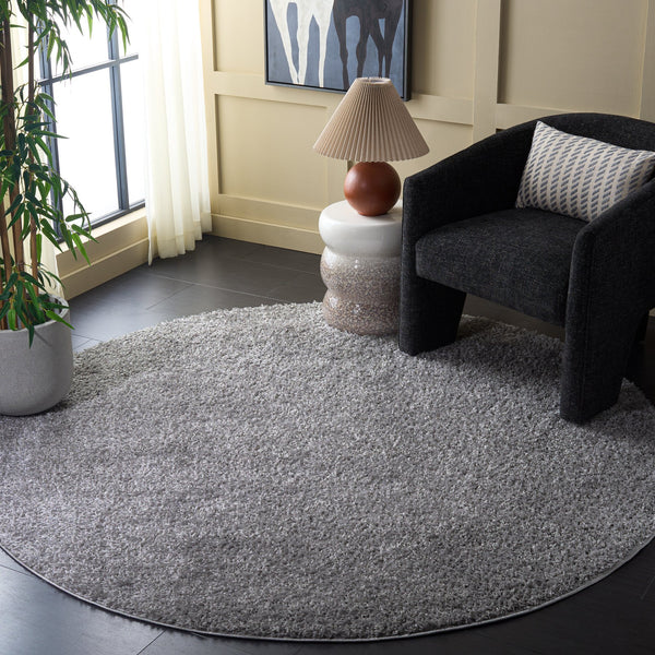 Safavieh Everett Plush Shag Area Rug 8 X 10 Grey — 1" Pile, Power-Loomed Durability, Turkish Hand-Finish Elegance 9'-0" x 12'-0" EVR804F-9