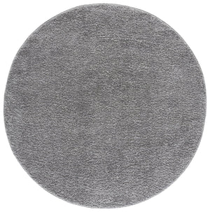 Safavieh Everett Plush Shag Area Rug Grey — Power-Loomed In Turkey, 1" Pile For Cushioned Comfort & Style 6'-7" x 6'-7" EVR804F-7SQ