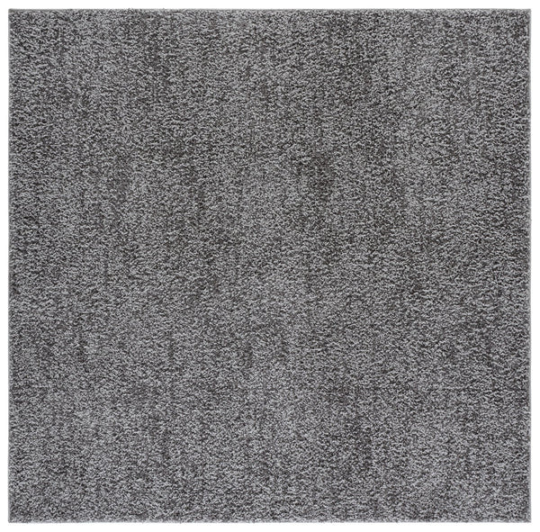 Safavieh Everett Plush Round Shag Rug In Neutral Grey — 1" Pile, Power-Loomed Turkey, Soft Cozy Centerpiece 6'-7" x 6'-7" EVR804F-7R