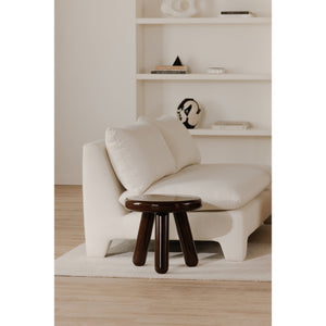 Moe's Home Joy Accent Table - Playful Balloon Design With High-gloss Finish, Perfect For Any Living Space! Red Mdf With High,Gloss Lacquer,Rubber Wood Legs Ew-1020-22