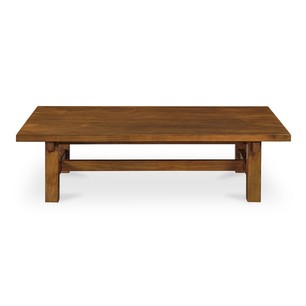 Moe's Home Mikoshi Coffee Table Inspired By Japanese Festivals, Solid Pine Craftsmanship For Timeless Elegance Brown Solid Pine Ew-1024-03-0