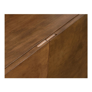 Moe's Home Mikoshi Sideboard Inspired By Japanese Festivals, Solid Pine Craftsmanship For Timeless Elegance Brown Solid Pine Ew-1027-03