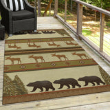 Dalyn Rugs Excursion EX1 Machine Made 100% Polyester Farmhouse Rug Beige 9' x 12' EX1BG9X12