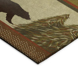 Dalyn Rugs Excursion EX1 Machine Made 100% Polyester Farmhouse Rug Beige 9' x 12' EX1BG9X12