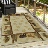 Dalyn Rugs Excursion EX2 Machine Made 100% Polyester Farmhouse Rug Beige 9' x 12' EX2BG9X12