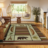 Dalyn Rugs Excursion EX3 Machine Made 100% Polyester Farmhouse Rug Canyon 9' x 12' EX3CA9X12