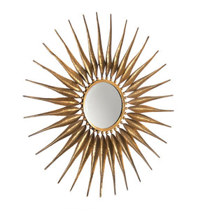 Zentique Cadence Large 39.5" Square Wall Mirror with Iron Accents & MDF Frame — Timeless, Light‑Enhancing Decor EYT150031
