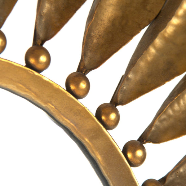 Cadence Mirror Antique Gold EYT150031 Zentique