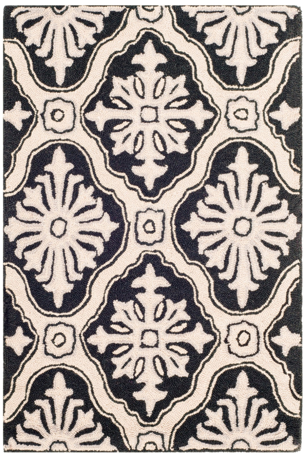 Safavieh Lexington Hand Hooked  Rug Black EZC122C-2