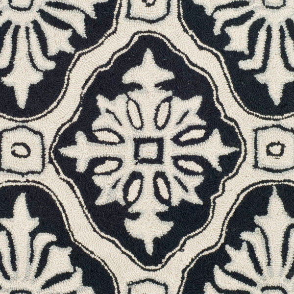 Safavieh Lexington Hand Hooked  Rug Black EZC122C-3