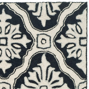 Safavieh Lexington Hand Hooked  Rug Black EZC122C-3