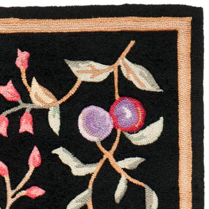 Safavieh Morning Garden Hand Hooked  Rug Black EZC410B-210