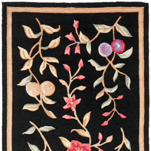 Safavieh Morning Garden Hand Hooked  Rug Black EZC410B-210