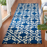 Safavieh Easy Care 416 Hand Hooked  Rug Navy / Ivory EZC416A-2