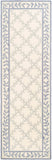 Safavieh Lattice Vine Hand Hooked  Rug Ivory / Light Blue EZC430A-2