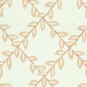 Safavieh Lattice Vine Hand Hooked  Rug Ivory / Beige EZC430C-2