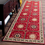 Safavieh Easy Care Hand Hooked  Rug Red / Natural EZC711A-2