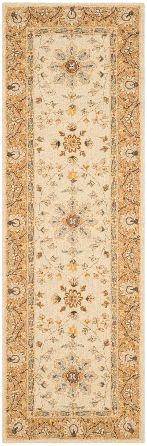 Safavieh Easy Care Hand Hooked  Rug Ivory / Beige EZC751D-2