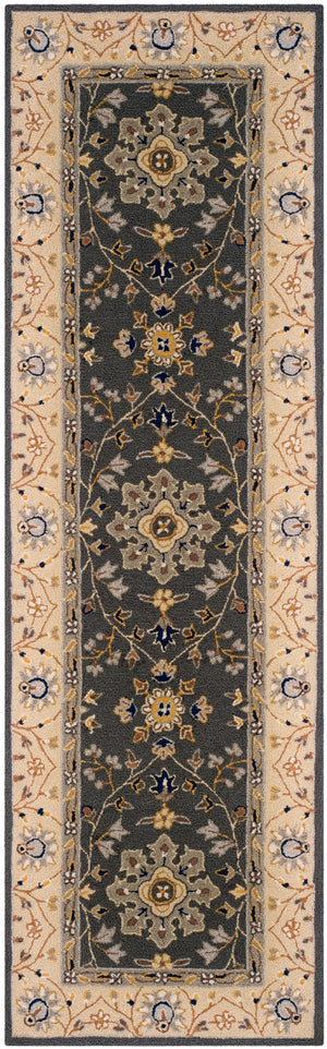 Safavieh Easy Care Hand Hooked  Rug Grey / Cream EZC751H-2