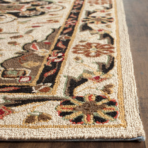 Safavieh Eazy Hand-hooked Polypropylene Area Rug - Timeless Elegance With Intricate Medallion Design For Home Decor Cream ,Olive Polypropylene Ezc757g-3