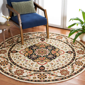 Safavieh Eazy Hand-hooked Polypropylene Area Rug - Timeless Elegance With Intricate Medallion Design For Home Decor Cream ,Olive Polypropylene Ezc757g-3