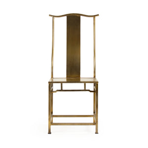Avent Side Chair Antique Gold EZF142073 Zentique