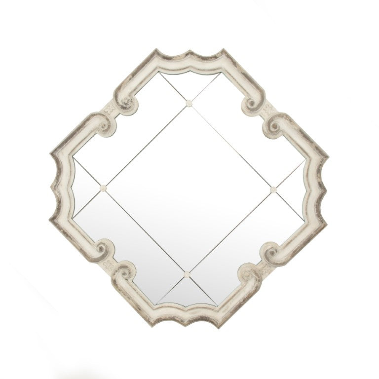 Zentique Troncon Round Mirror W40xD2xH40 — Slim Contemporary Wall Mirror with MDF Backing, Lightweight Mounting EZM142425