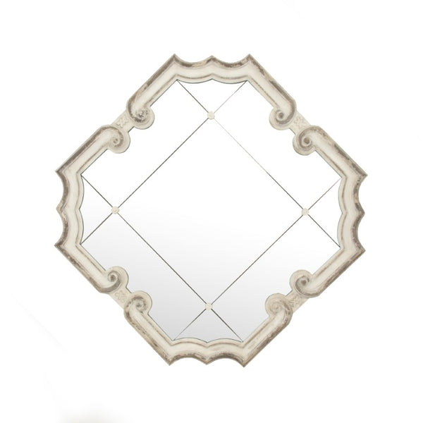 Zentique Troncon Round Mirror W40xD2xH40 — Slim Contemporary Wall Mirror with MDF Backing, Lightweight Mounting EZM142425