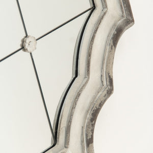 Troncon Mirror Distressed Ivory EZM142425 Zentique