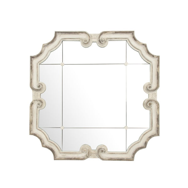 Zentique Troncon Round Mirror W40xD2xH40 — Slim Contemporary Wall Mirror with MDF Backing, Lightweight Mounting EZM142425