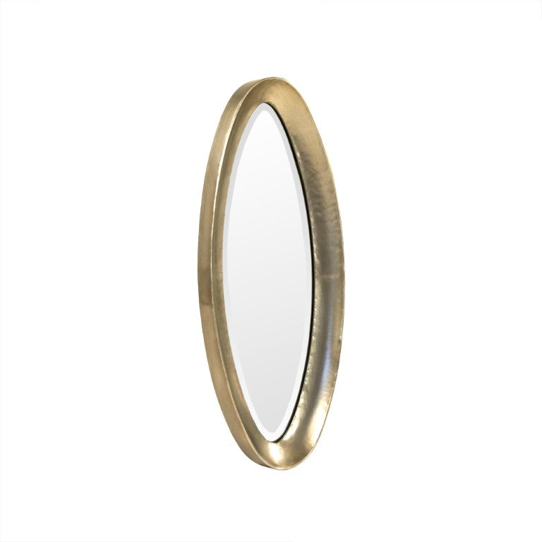 Zentique Ida Mirror with Iron Frame and Clear Glass — Durable MDF Backing, Prehung, Industrial Elegance W38 x H15 x D3 EZT142130M