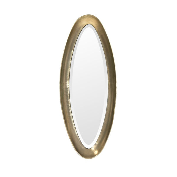 Zentique Ida Mirror with Iron Frame and Clear Glass — Durable MDF Backing, Prehung, Industrial Elegance W38 x H15 x D3 EZT142130M