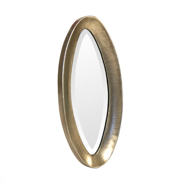 Zentique Ida Mirror with Iron Frame and Clear Glass — Durable MDF Backing, Prehung, Industrial Elegance W24.75 x H10.5 x D2.5 EZT142130S