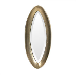Zentique Ida Mirror with Iron Frame and Clear Glass — Durable MDF Backing, Prehung, Industrial Elegance W24.75 x H10.5 x D2.5 EZT142130S