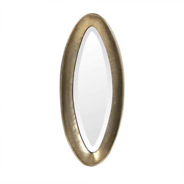Zentique Ida Mirror with Iron Frame and Clear Glass — Durable MDF Backing, Prehung, Industrial Elegance W24.75 x H10.5 x D2.5 EZT142130S