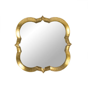 Elisha Mirror Distressed Gold EZT142322 Zentique