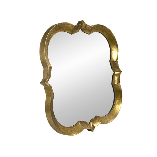 Zentique Elisha Square Metal Framed Mirror 53.25" — Modern Distortion-Free Glass, MDF Backing, Versatile Mounting EZT142322