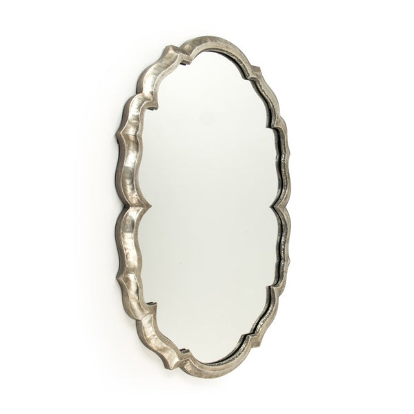 Zentique Epine Sleek Iron & MDF Wall Mirror 29x39.5in – Modern Transitional Accent, Clear Glass, Ready-to-Hang EZT142331
