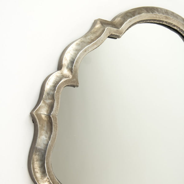Zentique Epine Sleek Iron & MDF Wall Mirror 29x39.5in – Modern Transitional Accent, Clear Glass, Ready-to-Hang EZT142331
