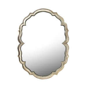 Zentique Epine Sleek Iron & MDF Wall Mirror 29x39.5in – Modern Transitional Accent, Clear Glass, Ready-to-Hang EZT142331
