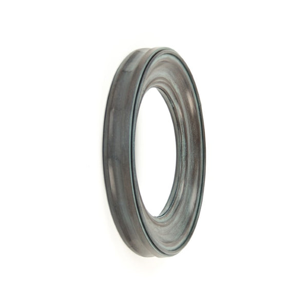Zentique Cerne Small Convex Mirror with Iron Frame — 12.5" Round Decorative Wall Mirror for Entryway & Gallery EZT142466S